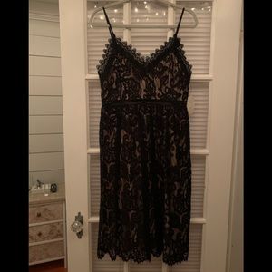 Black lace dress